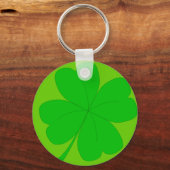 Vier Leaf Clover-Sleutelhanger Sleutelhanger (Voorkant)