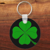 Vier Leaf Clover-Sleutelhanger Sleutelhanger (Voorkant)