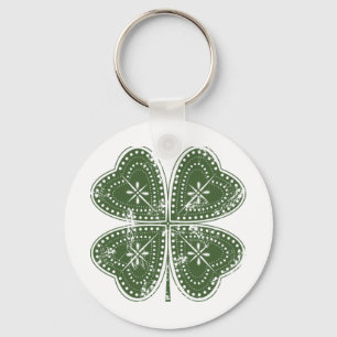 Vier Leaf Clover St. Patrick's Day Sleutelhanger