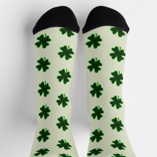 Vier Leaf Clover St. Patrick's Day Sokken (Top)