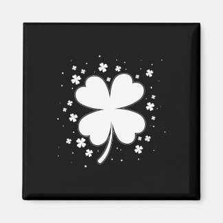 Vier Leaf Clover-Vintage Saint Patrick Day Gift Magneet