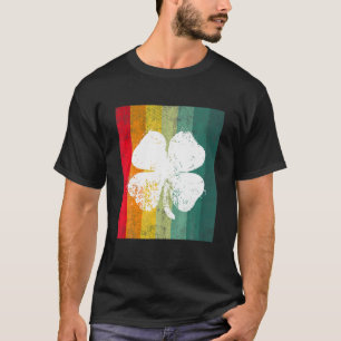 Vier Leaf Clover-Vintage Saint Patrick Day Gift T-shirt