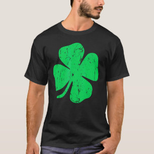 Vier Leaf CVintage Saint Patrick Day T-shirt