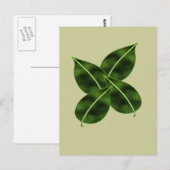 Vier lederen kaart (Voorkant / Achterkant)