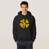 Vier lederen klaver - Amber Hoodie (Voorkant volledig)
