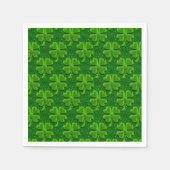 Vier lederen klaver - Papierpartij Napels Servetten (Voorkant)