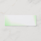 Vier lederen klaver (Shamrock)-profielkaart Mini Visitekaartje (Achterkant)