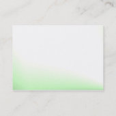 Vier lederen klaver (Shamrock)-profielkaart Visitekaartje (Achterkant)