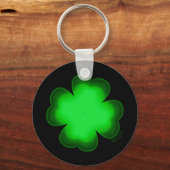 vier lederen klaver sleutelhanger (Voorkant)