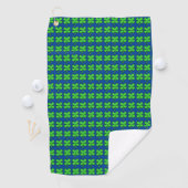 Vier lederen klevers uit St. Patrick's Day Lucky B Golfhanddoek (Insitu)