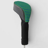 Vier lederen klevers uit St. Patrick's Day Lucky B Golfheadcover (Schuin)