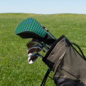 Vier lederen klevers uit St. Patrick's Day Lucky B Golfheadcover (Insitu)