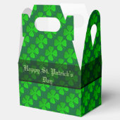 Vier lederen omvergooienslantaarn voor draagtas bedankdoosjes (Geopend)