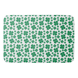 Vier lef Clover Pattern Groen Badmat