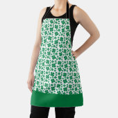 Vier lef Clover Pattern Groen Schort (Insitu)