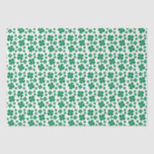 Vier lef Clover Pattern Groen Tissuepapier (Voorkant)
