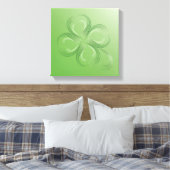 Vier lef-klaver canvas afdruk (Insitu (Slaapkamer))
