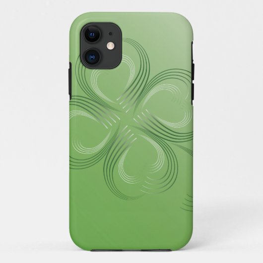 Vier lef-klaver Case-Mate iPhone case (Achterkant)