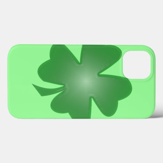 Vier lef-klaver Case-Mate iPhone case (Achterkant (horizontaal))