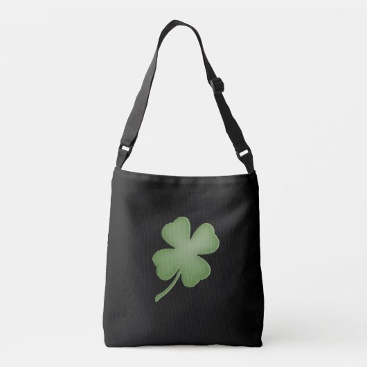 Vier lef-klaver crossbody tas (Achterkant)