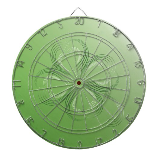 Vier lef-klaver dartbord (Voorkant)