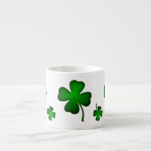 Vier lef-klaver espresso kop (Voorkant)