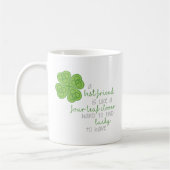 Vier lef-klaver koffiemok (Links)