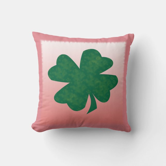 Vier lef-klaver kussen (Voorkant)