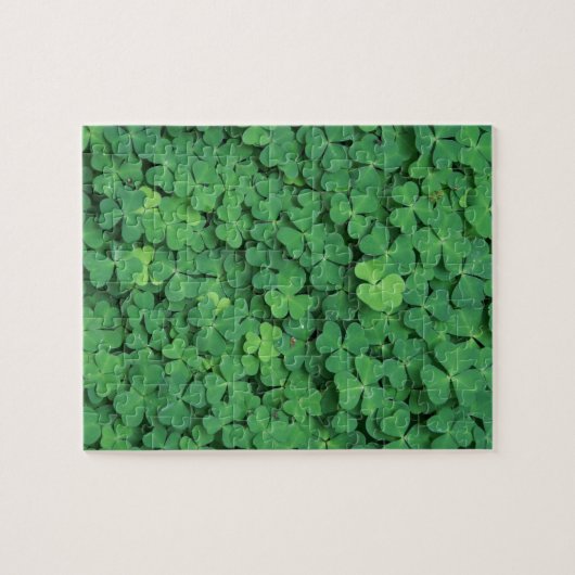 Vier lef-klaver legpuzzel (Horizontaal)