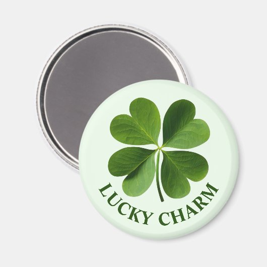 Vier lef-klaver magneet (Voorkant / Achterkant)