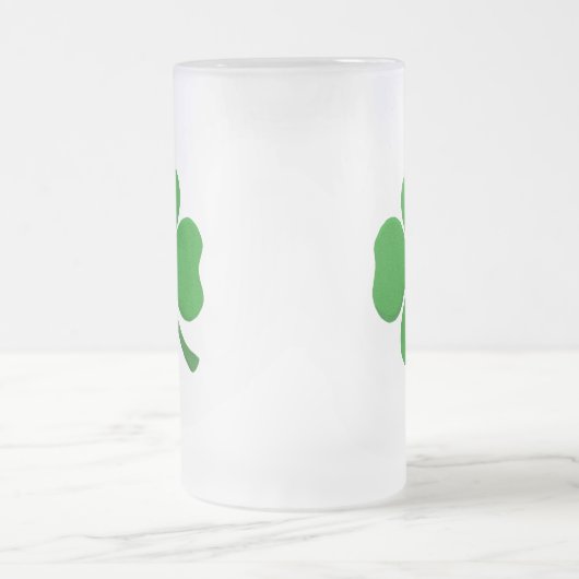 Vier lef-klaver matglas bierpul (Center)