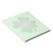 Vier lef-klaver notitieblok (Schuin)