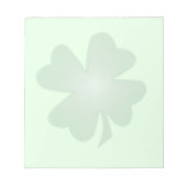 Vier lef-klaver notitieblok (Voorkant)