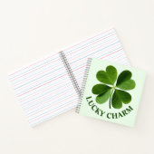 Vier lef-klaver notitieboek (Binnen)