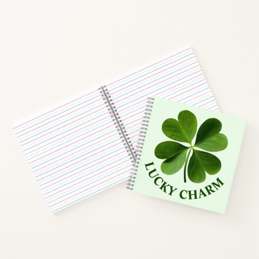 Vier lef-klaver notitieboek (Binnen)