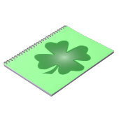 Vier lef-klaver notitieboek (Linkerzijde)