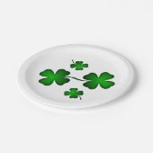 Vier lef-klaver papieren bordje (Gekanteld)