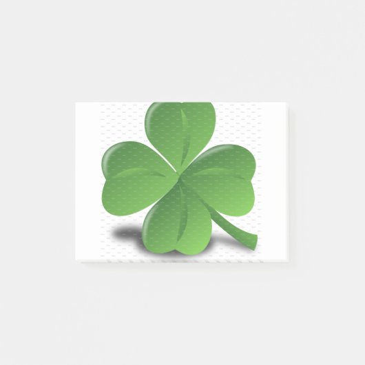 Vier lef-klaver post-it® notes (Voorkant)