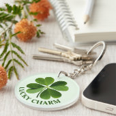 Vier lef-klaver sleutelhanger (Voorkant Rechts)