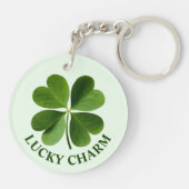 Vier lef-klaver sleutelhanger (Achterkant)