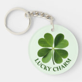 Vier lef-klaver sleutelhanger (Voorkant)