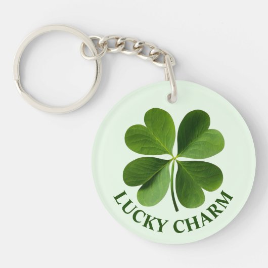 Vier lef-klaver sleutelhanger (Voorkant)