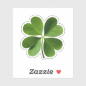 Vier lef-klaver sticker (Vel)