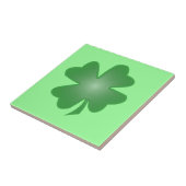 Vier lef-klaver tegeltje (Zijkant)