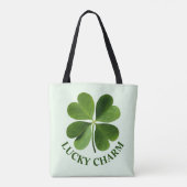 Vier lef-klaver tote bag (Achterkant)