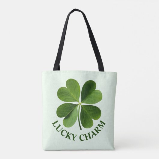 Vier lef-klaver tote bag (Achterkant)