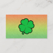 Vier lef-klaver visitekaartje (Achterkant)