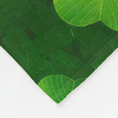 Vier lef-klaverpatronen fleece deken (Hoek)