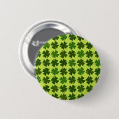 Vier lef-klaverpatronen ronde button 5,7 cm (Voorkant /achterkant)