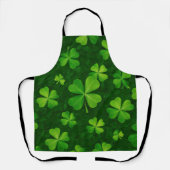 Vier lef-klaverpatronen schort (Voorkant)